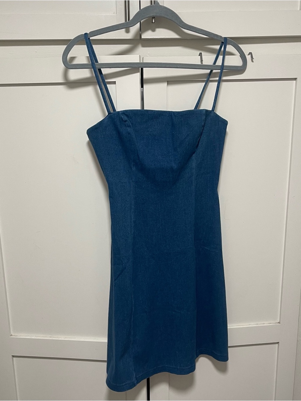 Susana Monaco Blue Midi Dress Sz S NWT - Picture 4 of 6